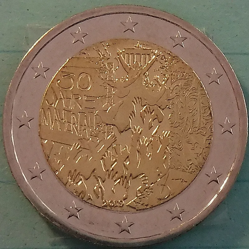 2 Euro 2019 30 Jahre Mauerfall
